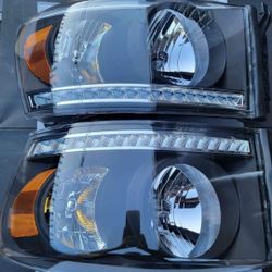 06-08 Dodge Ram LED Headlights Luces Micas Calaveras Faros Faroles Focos