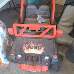 Flame Power Jeep For Kids