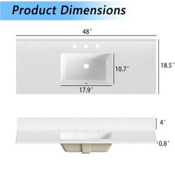 Brand New 48” Sink 