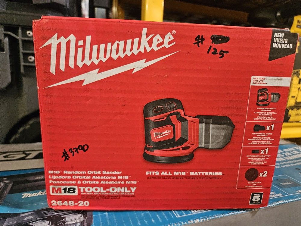 Milwaukee M18 Random Orbit Sander Tool Only