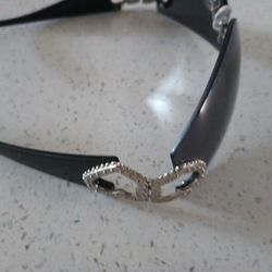  Y2k Double Heart Shield Sunglasses 