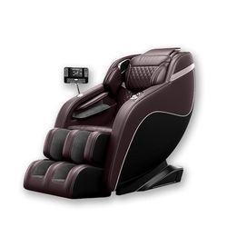 Luxury Meets Technology! Zero Gravity Massage Chair with SL-Track, Shiatsu, Heated Back & Calves, Foot Rollers, Built-in Speakers & Smart LCD Control