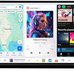 10.1" Car Stereo for Toyota Tundra 2007-2013 & Sequoia 2008-2019, 4+64GB CarPlay GPS
