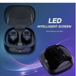 Brand new Bluetooth Earbuds V5.0, Wireless Bluetooth Headphones With LED Display Screen Charging Case, Built in Mic