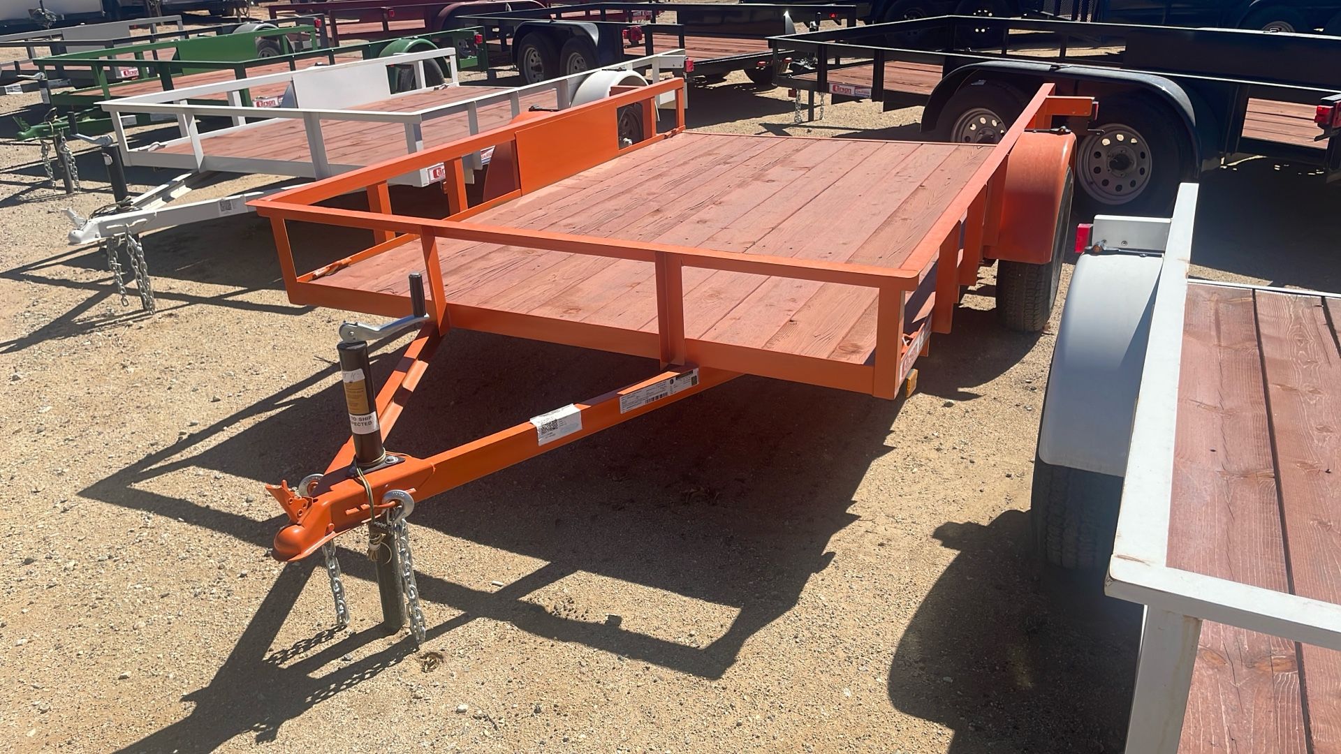 77”x10 Utility Trailer By Carson Trailer Single Axle