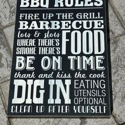 Bbq Grill Sign