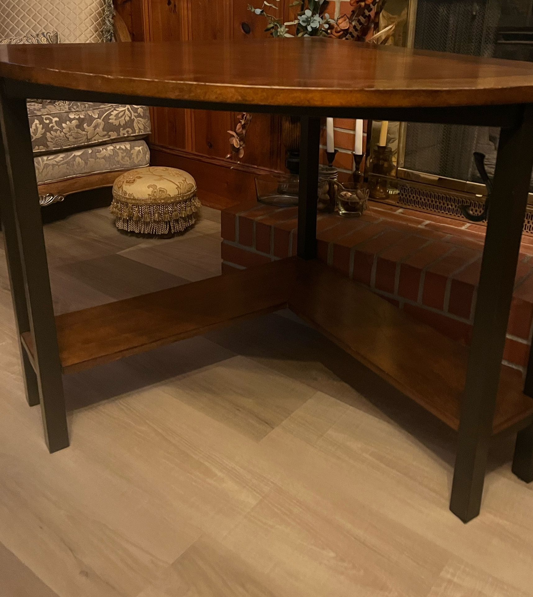 Corner Table Desk TV Stand