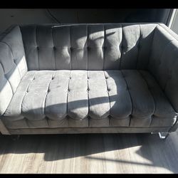Gray 3 Piece Sofa Set  