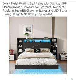 Brand new queen size floating bed frame
