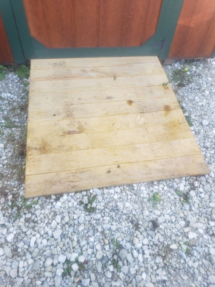 Shed ramp