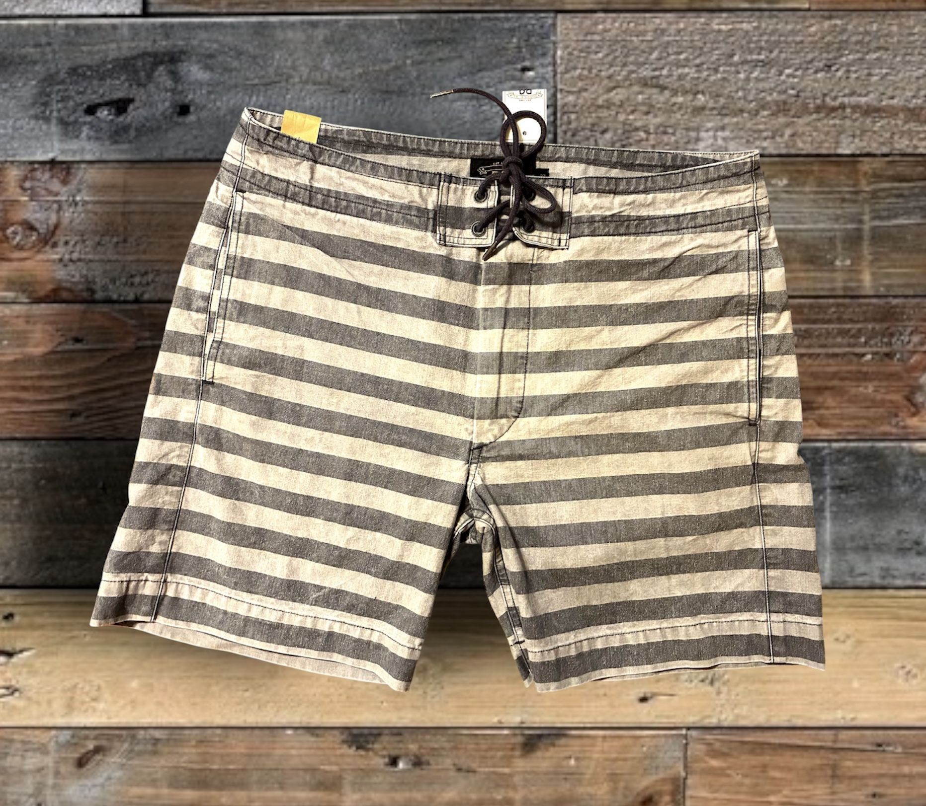 DOUBLE RL RALPH LAUREN RRL CANVAS BOARD SHORTS-SIZE 33”