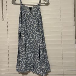 WOMENS SUMMER FLORAL STRAP DRESS size L