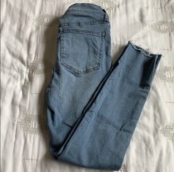 free people high waisted skinny denim jeans jeggings