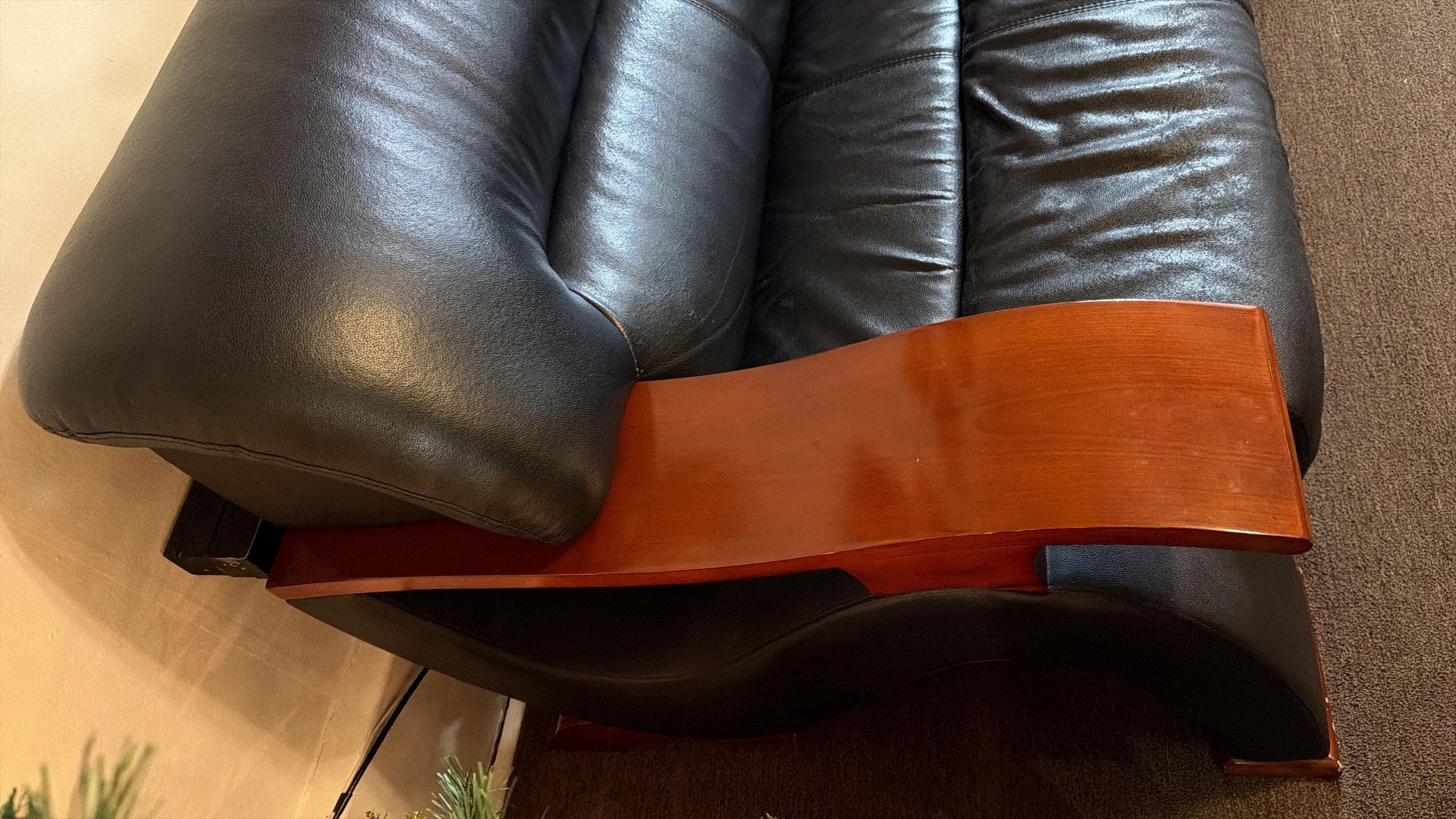 Used Two Corner Tables And Two Sofas