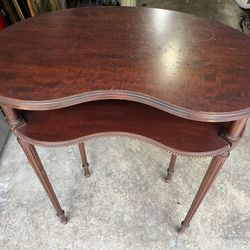 Antique Kidney Table 