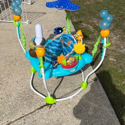 Baby Bouncer Bright Starts Musical Adjustable Length