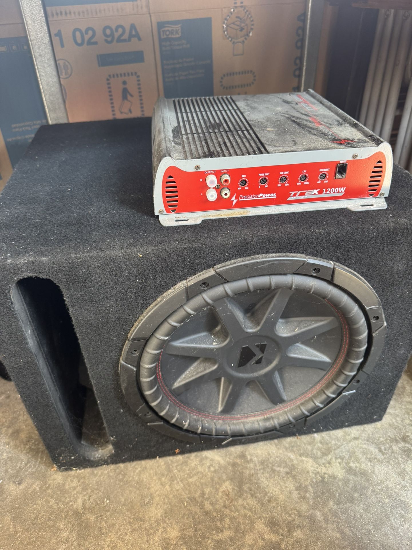 Kicker 12 Inch Subwoofer With Amp And Box