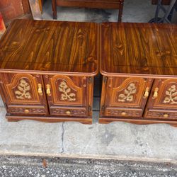 Two Real Nice Matching End Tables