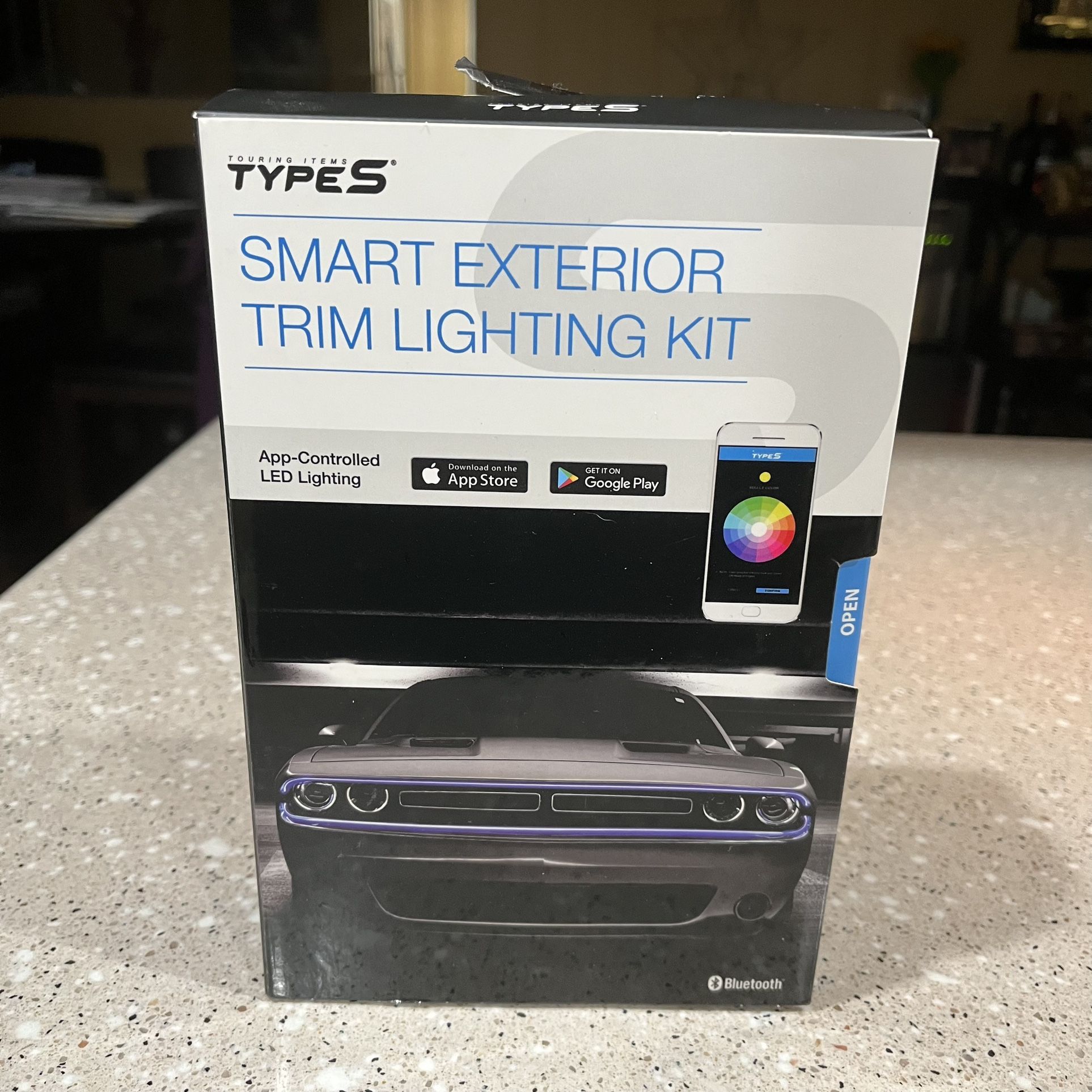 TYPE S Multiple Color Smart Exterior Trim Lighting Kit Open Box for