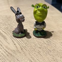 Shrek & Donkey Bobblehead Figurines 