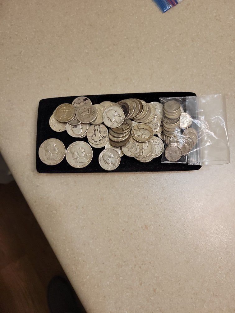 90% Silver Coins. $13.55 Face