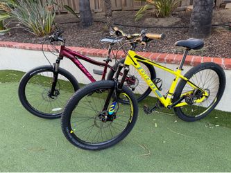 2 bikes..giant talon 3 and fuji addy 1.3 both 27.5 small frame