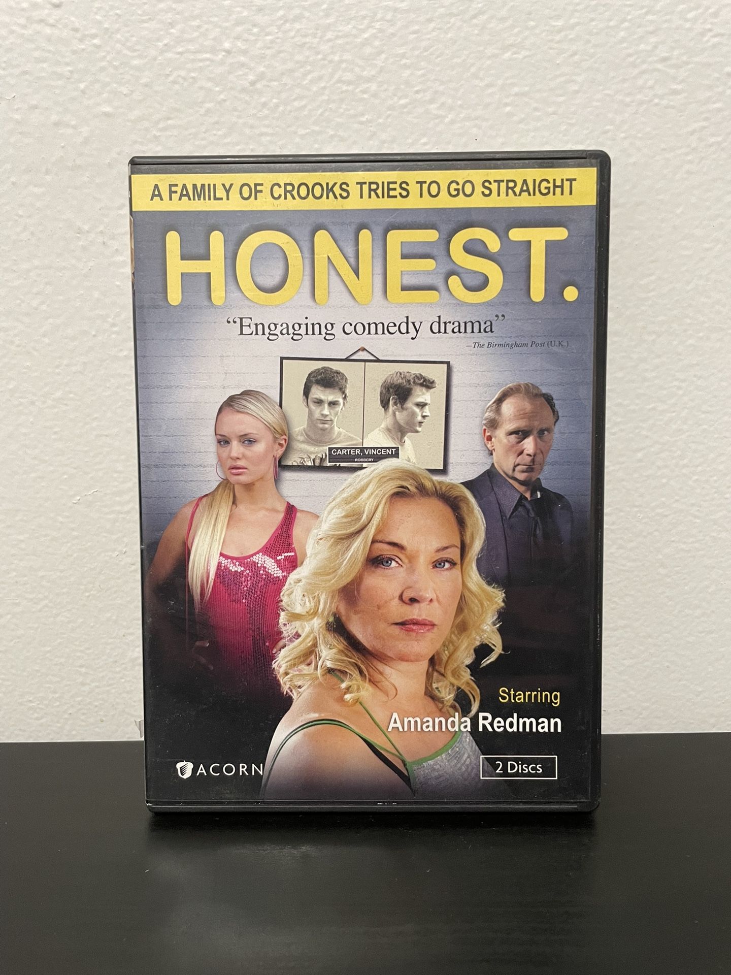 Honest DVD 2 Disc Movie Amanda Redman Crime Comedy Acorn Media 2013