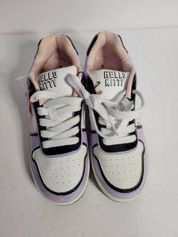 Hello Kitty Sanrio Lavender Glitter Sneakers Women's Size 8 Kawaii Y2K NEW