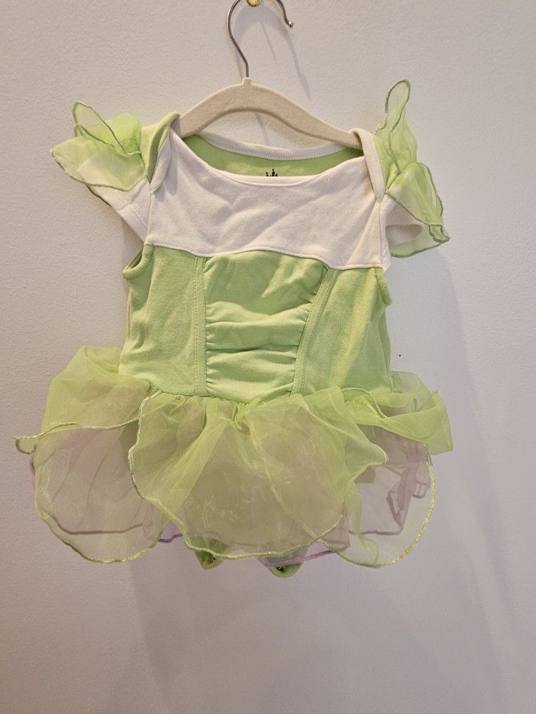 Disney Tinkerbell Onesie 12-18 Mo Halloween Costume