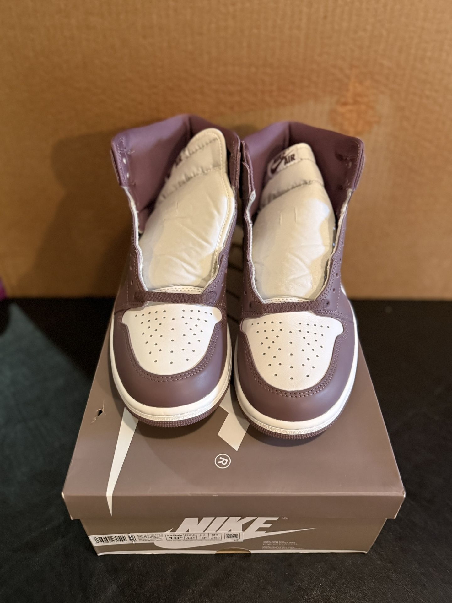 Jordan 1 Mauve Sz 10.5