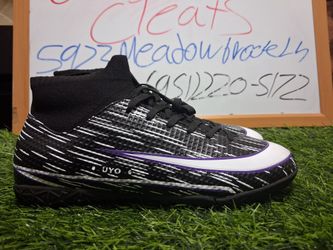 Turf soccer cleats us size 8