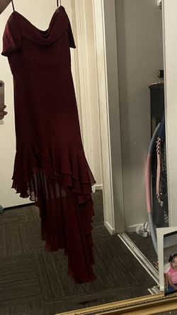 Red Layered Dress