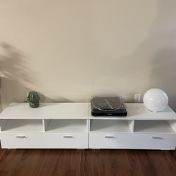 Media Console With Storage