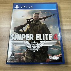 PS4 Sniper Elite 4