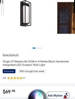 Origin 21 outdoor lights