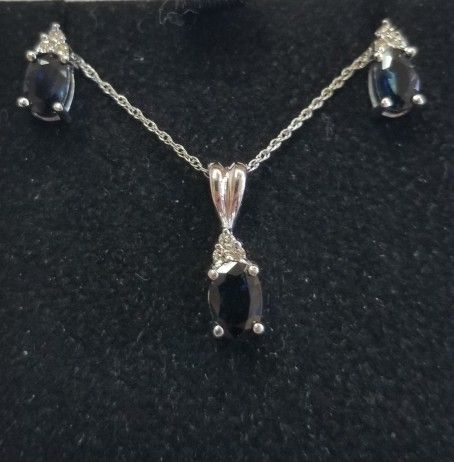 Jewelry Set Earrings And Pendant