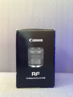 Canon RF 15-30mm f/4.5-6.3 IS STM Lens