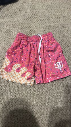 Baseballism Ice Cream Print Mesh Shorts