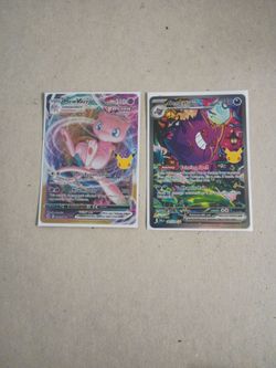 Mew VMAX & Gengar EX Pokémon Cards