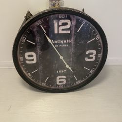 Antique De Paris 1887 Large Wall Clock (working )