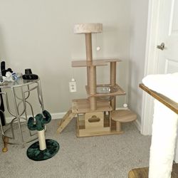 Cat Tower Tree And Cat Cactus Scratcer