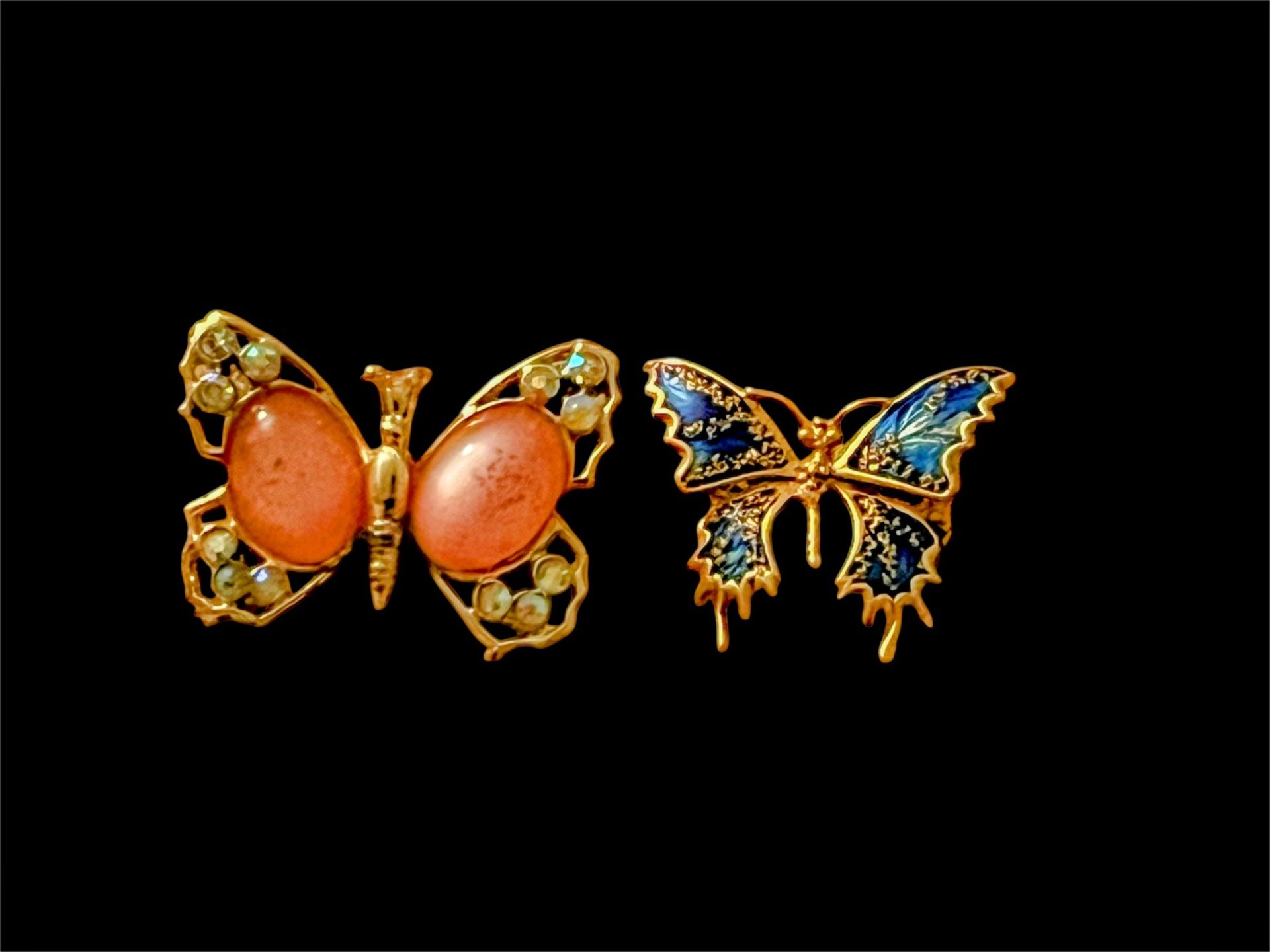 Set of 2 Butterfly Brooch