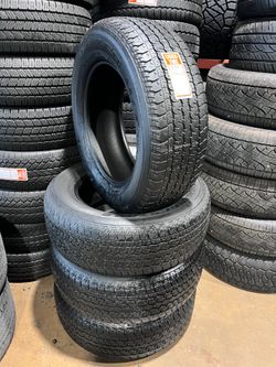 265/60R18 BRIDGESTONE H/T full tires set