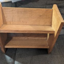 Cute WOODEN SHELF MAKE OFFER