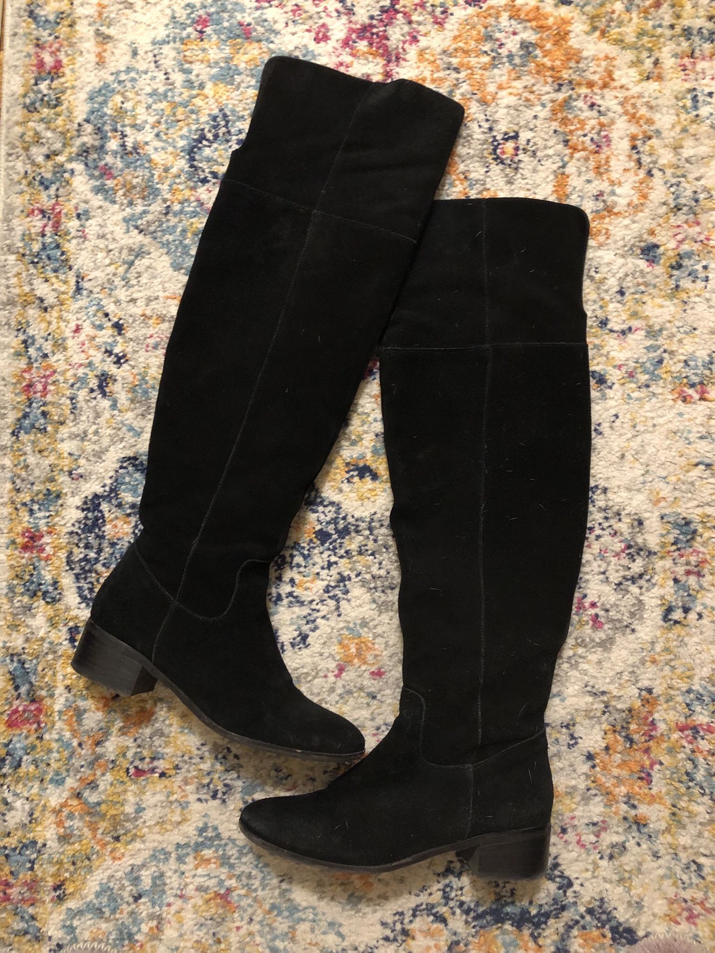 Steve Madden over the knee suede boots, size 8