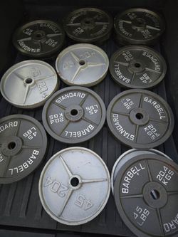 12x 45lb Olympic Weight Plates