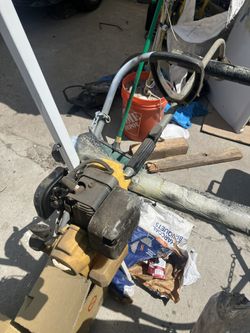 Weed Eater And Backpack Leaf Blower