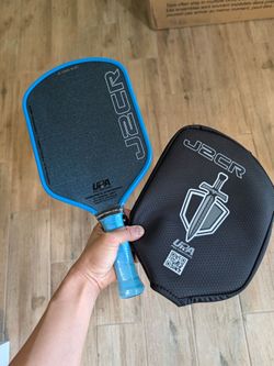 Honolulu J2CR blue grit standard handle pickleball paddle