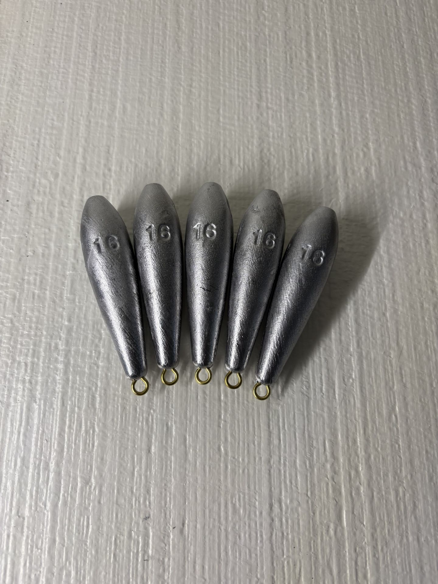 (5) Deep Sea Fishing Sinkers 16oz