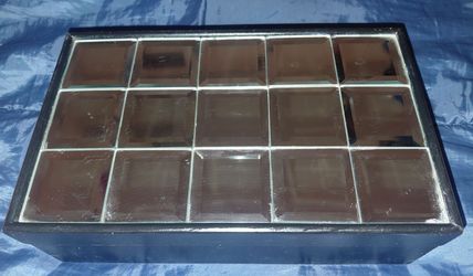 Mirror Beveled Jewelry Box